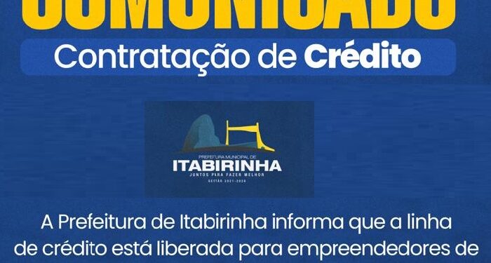 Prefeitura de Itabirinha comunica sobre Contratação de Crédito para empreendedores de cidades em situação de emergência, pelo BDMG Solidário, com condições especiais