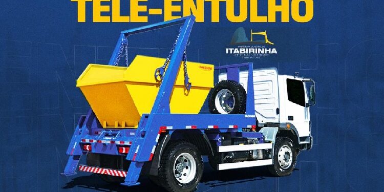 Prefeitura inova fornecendo  serviço de Tele Entulho gratuito em Itabirinha