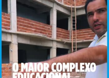 Números impressionantes, uma Escola moderna e de grande estrutura, o maior complexo educacional público de toda região está sendo construído em Itabirinha; Confira!