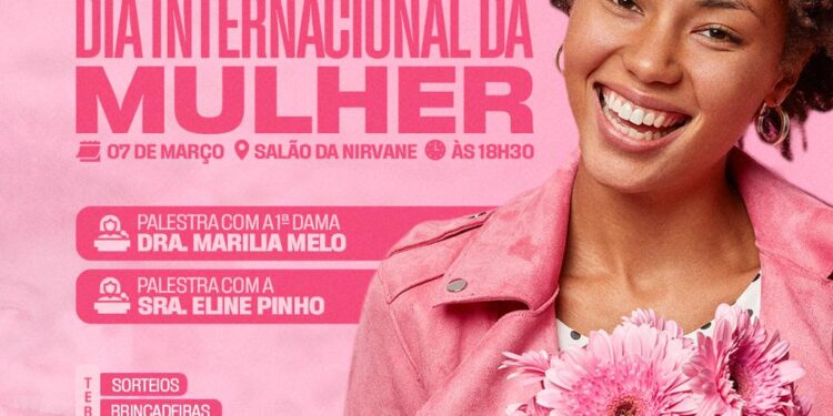 Itabirinha faz Convite para todas as mulheres – 7 de março – Comemoração ao Dia Internacional da Mulher – Salão da Nirvane – às 18:30 horas