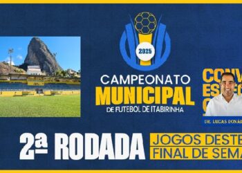 Campeonato Municipal de Futebol  prossegue neste fim de semana,  2ª Rodada com jogos de sexta a domingo em Itabirinha