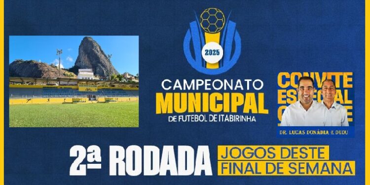 Campeonato Municipal de Futebol  prossegue neste fim de semana,  2ª Rodada com jogos de sexta a domingo em Itabirinha
