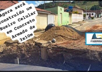 Prefeitura  inicia a reconstrução de  bueiro destruído pelas chuvas na Rua 1º de Maio , em Boa União de Itabirinha
