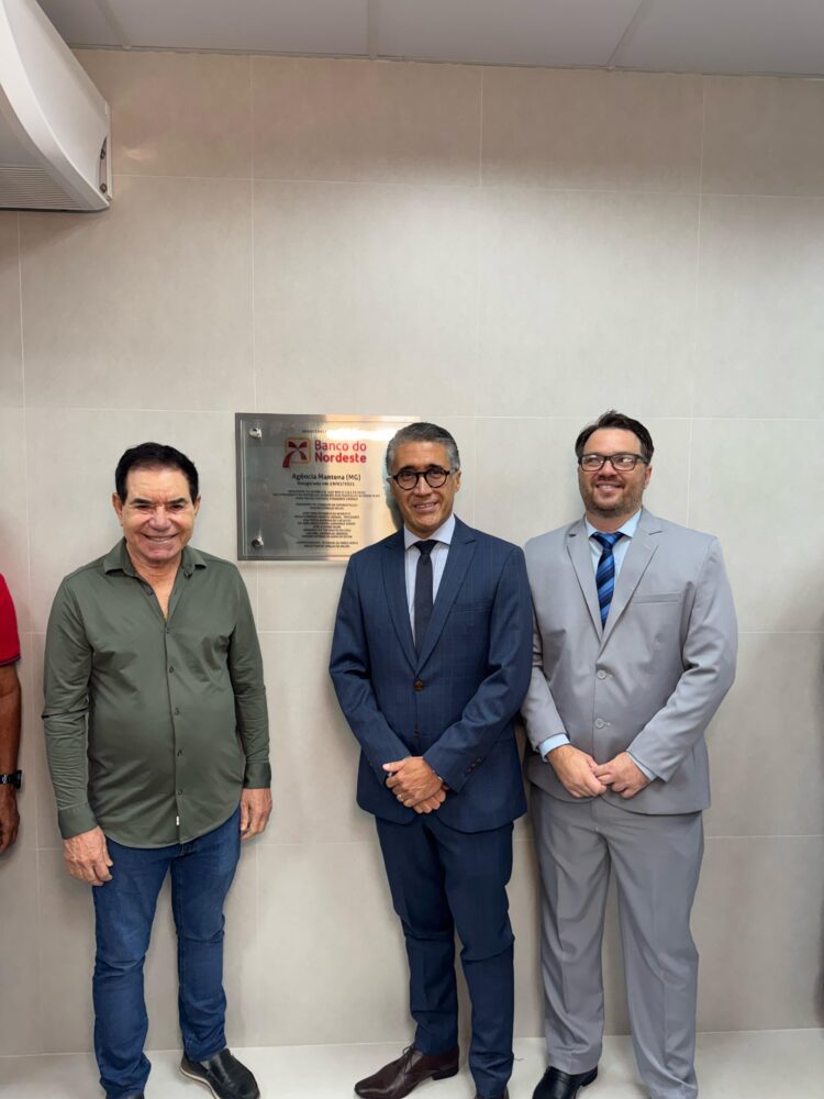 Prefeito Gentil é anfitrião na inauguração do Banco do Nordeste em Mantena, Prefeito de Itabirinha, Dr. Lucas falou do marco importante para região…