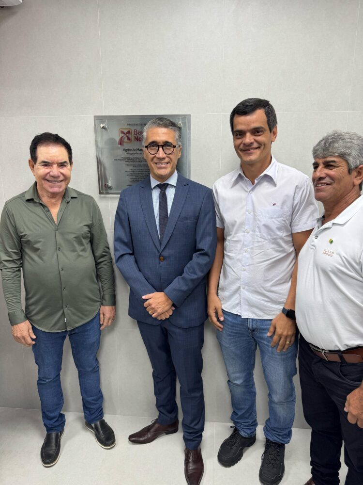 Prefeito Gentil é anfitrião na inauguração do Banco do Nordeste em Mantena, Prefeito de Itabirinha, Dr. Lucas falou do marco importante para região…