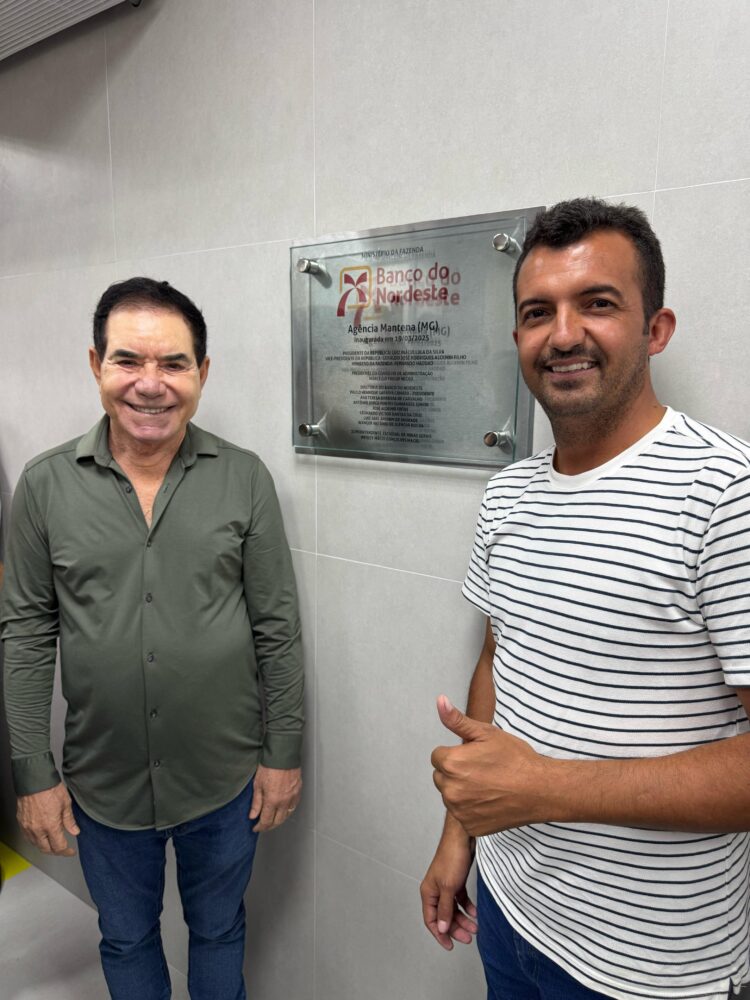 Prefeito Gentil é anfitrião na inauguração do Banco do Nordeste em Mantena, Prefeito de Itabirinha, Dr. Lucas falou do marco importante para região…