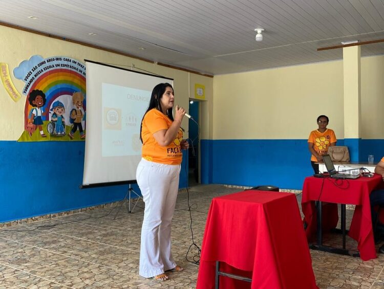 Veja como foi o encerramento da   Campanha Maio Laranja nas escolas em Limeira e Santa Rita de Mantena