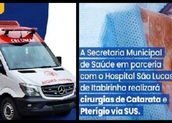 Vagas para Condutor Socorrista e  Técnico de Enfermagem pelo  SAMU em Itabirinha; Projeto Catarata e Pterígio 27, 28 e 29 de Junho em Itabirinha