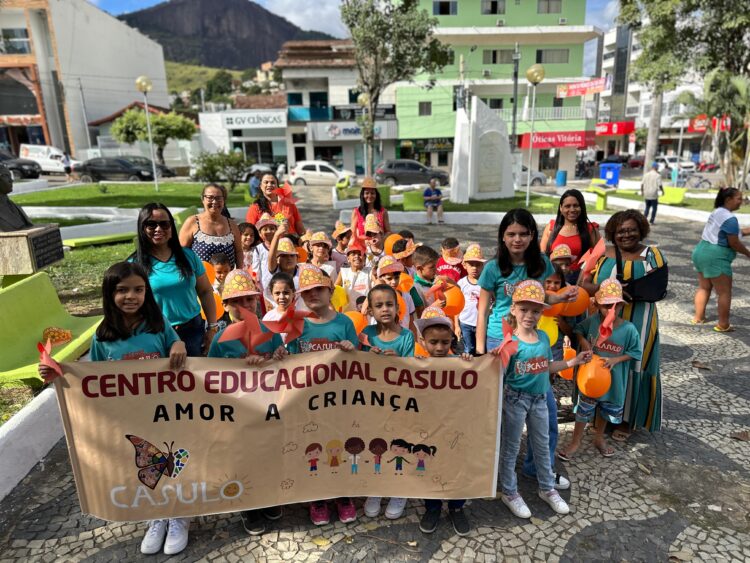 Prefeitura de Mantena realiza 8ª Caminhada Maio Laranja com grande participação da comunidade