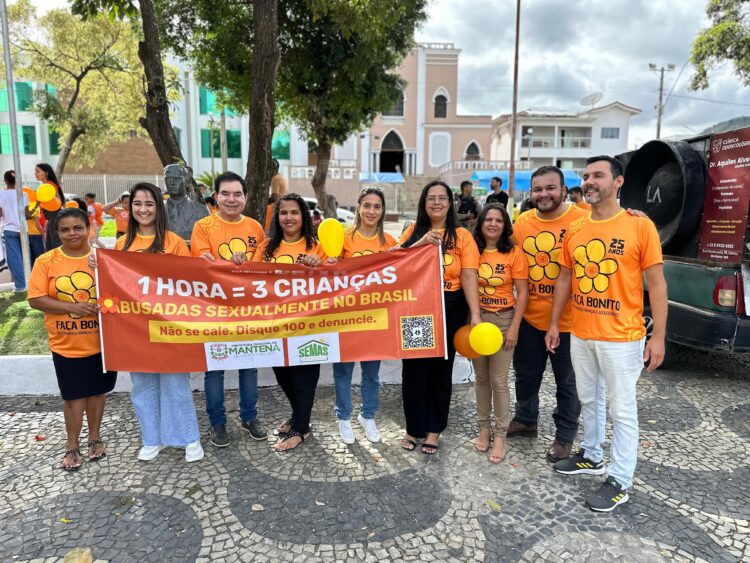 Prefeitura de Mantena realiza 8ª Caminhada Maio Laranja com grande participação da comunidade
