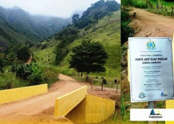 Prefeitura  entrega mais uma ponte de concreto armado no Córrego Sumidouro em Itabirinha 