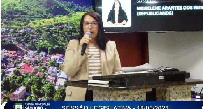 Sem medo: Vereadora Meirelene  levanta a voz na Tribuna  em favor do povo em São João do Manteninha; veja seu discurso