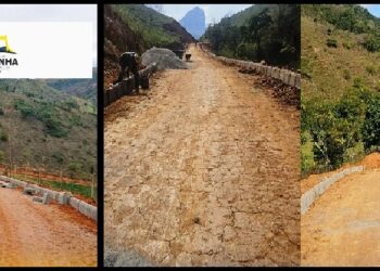 Pavimentação: Prefeitura inicia calçamento na Serra do Pedro Alexandre (Córrego Ferruginha)  e 44º trecho no Morro do Fortunato (Córrego Jataí) na Zona Rural de Itabirinha 