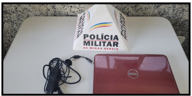 PM prende homem e recupera notebook furtado em estabelecimento comercial no Bairro 13 de Junho em Mantena