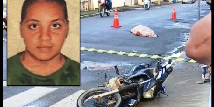 Veja o momento do acidente com vítima fatal na madrugada deste sábado, (12), em Mantena