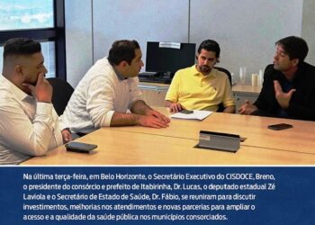 Prefeito Dr. Lucas não para! Em Belo Horizonte buscando grandes  benefícios para Saúde de Itabirinha e toda região 