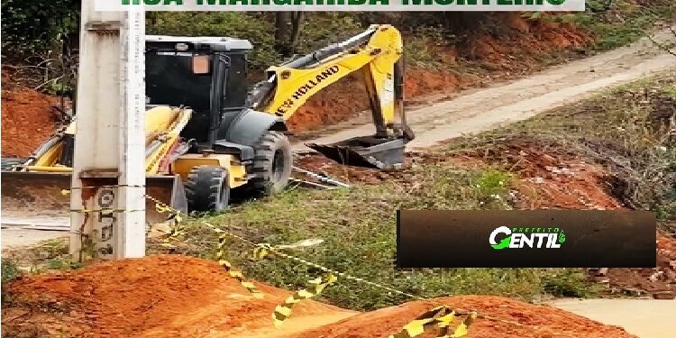 Imagem Da Semana: Prefeito Gentil confere “in loco” limpeza da caixa seca no Boa Esperança e desobstrução da Rua Margarida Monteiro em Mantena