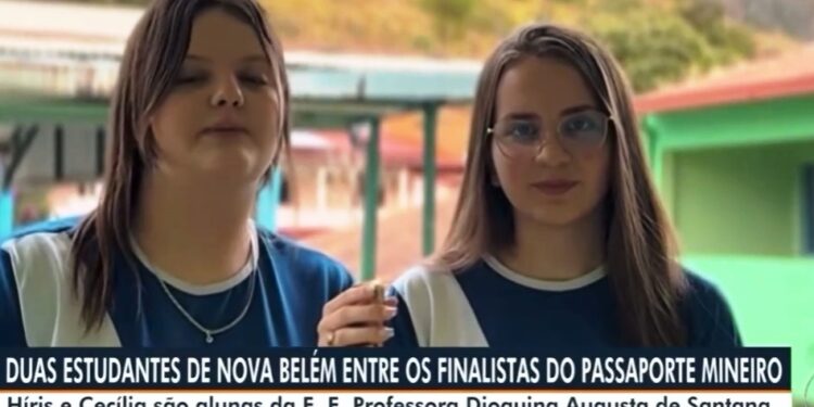 Estudantes da E. E. Profª. Dioguina Augusta Santana de Nova Belém ganham destaque na região!
