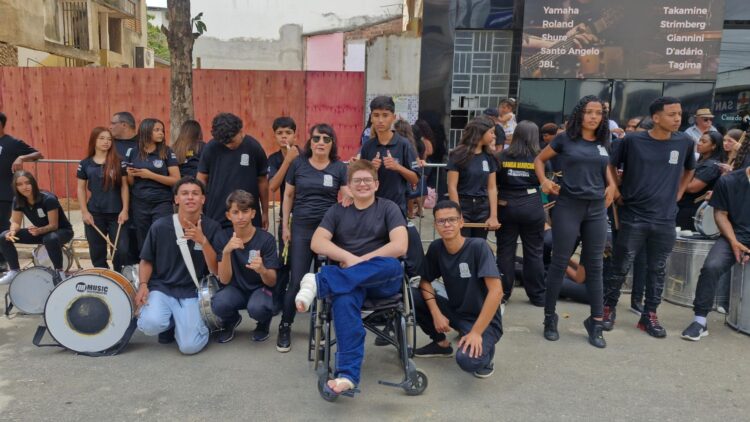 Sob a batuta do Maestro Marcelo Santos Banda Marcial Osvaldo Lino se apresentou celebrando a  Independência do Brasil em Mantena e região