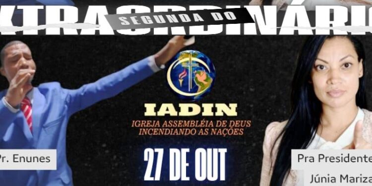 Segunda, (27), Extraordinária com a presença de Pr. Enunes e Preletora Prª. Jeane  na Igreja Incendiando as Nações em Mantena 