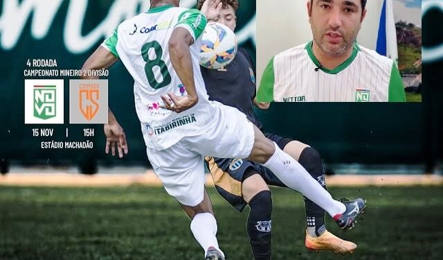 Presidente de Honra do Novo de Itabirinha, Prefeito Dr. Lucas Donádia, convoca a torcida contra o Coimbra, neste sábado, (15), 100 camisas serão sorteadas!