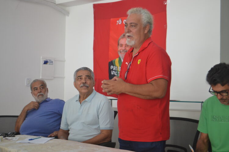 Novo Presidente do PT, Mário România,  recebeu o  Deputado Federal Leonardo Monteiro em Mantena; Vereador Michel marcou presença