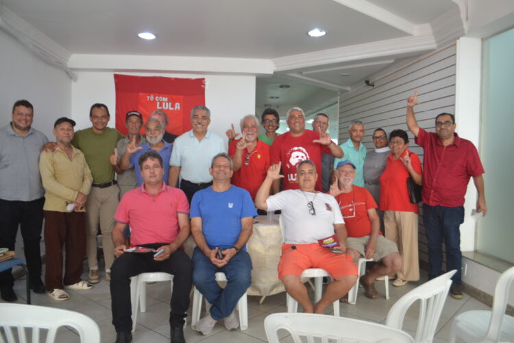 Novo Presidente do PT, Mário România,  recebeu o  Deputado Federal Leonardo Monteiro em Mantena; Vereador Michel marcou presença