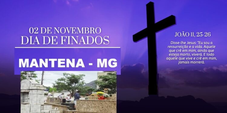 Dia dos Finados: Cemitérios recebem familiares em feriado católico, neste domingo, (02), em Mantena