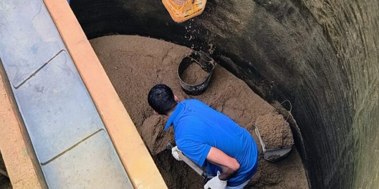 Qualidade: SAAE realiza manutenção do filtro da Estação de Tratamento no Distrito de Nazário de Mantena