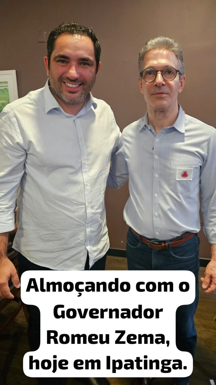  Vice-Presidente do CONSURGE e Prefeito de Itabirinha, Dr. Lucas Donádia,  acompanha  anúncio do  Plano de Investimento em Saúde do Rio Doce pelo Governador de Minas 