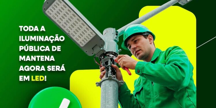 Iluminação de LED: Prefeito Gentil  anuncia uma nova fase na iluminação pública, mais moderna e econômica em Mantena 