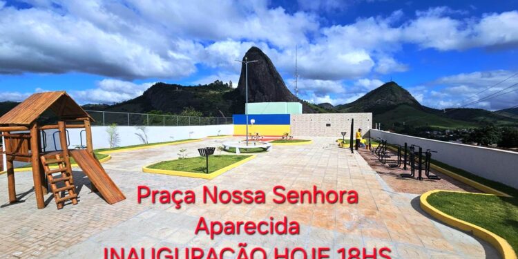 Prefeito Dr. Lucas Donádia entrega Praça Nossa Senhora Aparecida nesta sexta-feira (19), em Itabirinha