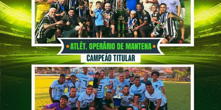 A Hegemonia  do futebol de Mantena  está de Volta: O Atlético Operário Conquista os dois quadros  do 36º Campeonato Regional de Futebol Amador de Floresta 2025.