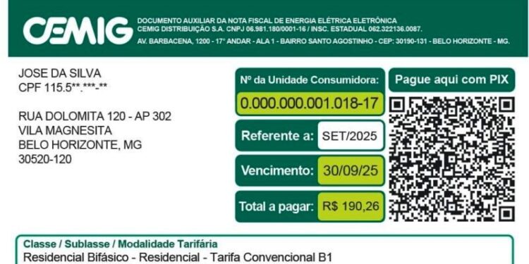 Cemig alerta para golpes na conta de luz após mudanças no modelo da fatura