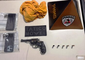 Crime termina com suspeitos presos e arma apreendida em São Geraldo do Baixio