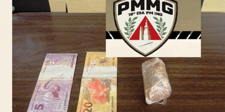 Polícia Militar prende homem por tráfico ilícito de drogas em Central de Minas