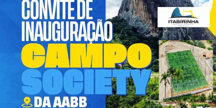 Itabirinha não para: Prefeito Dr. Lucas Donádia entrega novo Campo Society da AABB nesta quinta-feira (19)