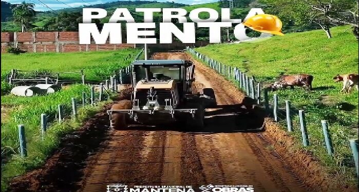 Prefeitura de Mantena intensifica recuperação de estradas e realiza patrolamento no acesso à Torre