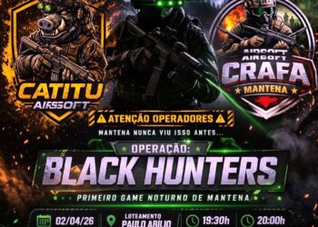 🌙 OPERAÇÃO BLACK HUNTERS: Mantena se prepara para o primeiro game noturno de Airsoft de sua história