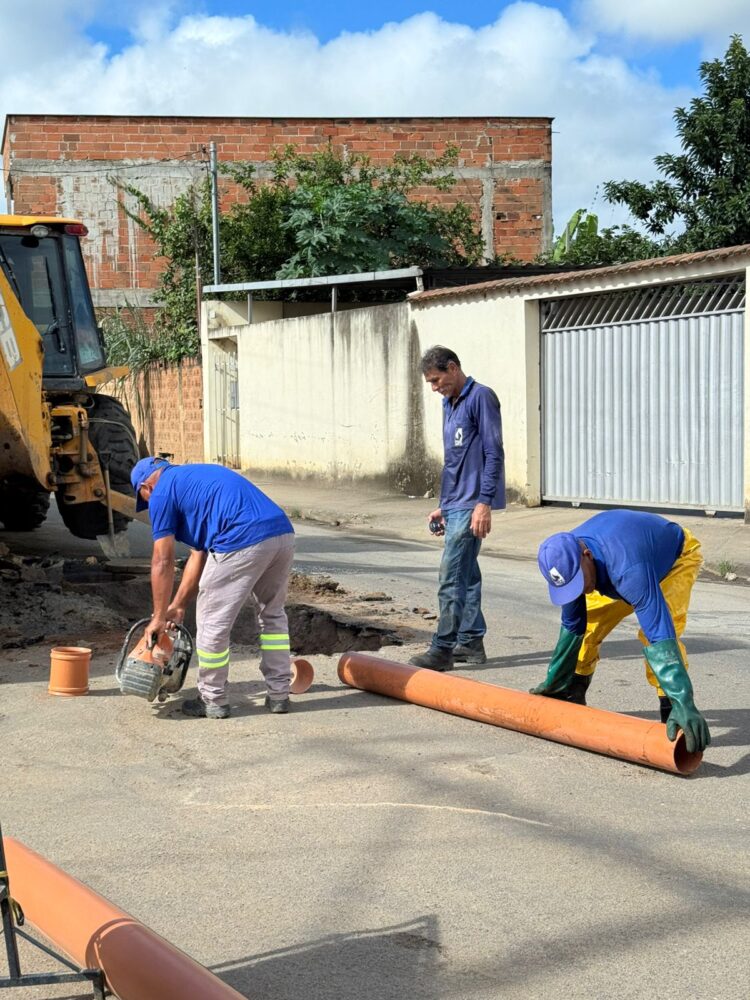 Resposta Imediata: SAAE soluciona problema crônico de esgoto na Rua João Ruela após reivindicação de moradores
