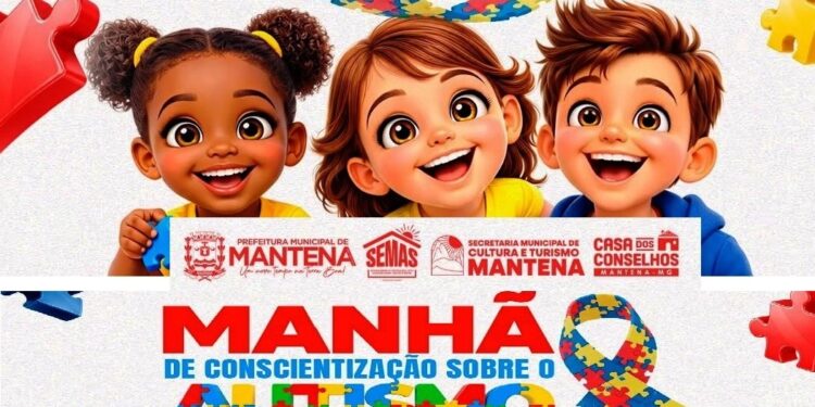 No Sábado, Dia 02 de Maio, Mantena se Une na Praça Matriz pela Conscientização sobre o Autismo