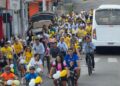 Matriz de Santo Antônio realiza passeio ciclístico pela via e pela paz em Mantena 