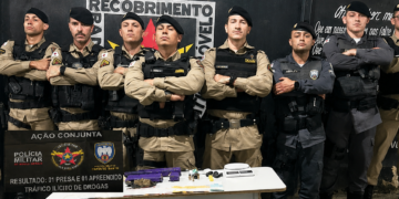 Operação conjunta prende mulher e apreende menor com drogas e munições em Mantena 