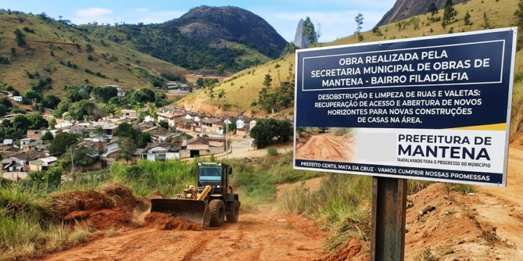 Secretaria de Obras transforma infraestrutura do Bairro Filadélfia e abre espaço para expansão urbana em Mantena