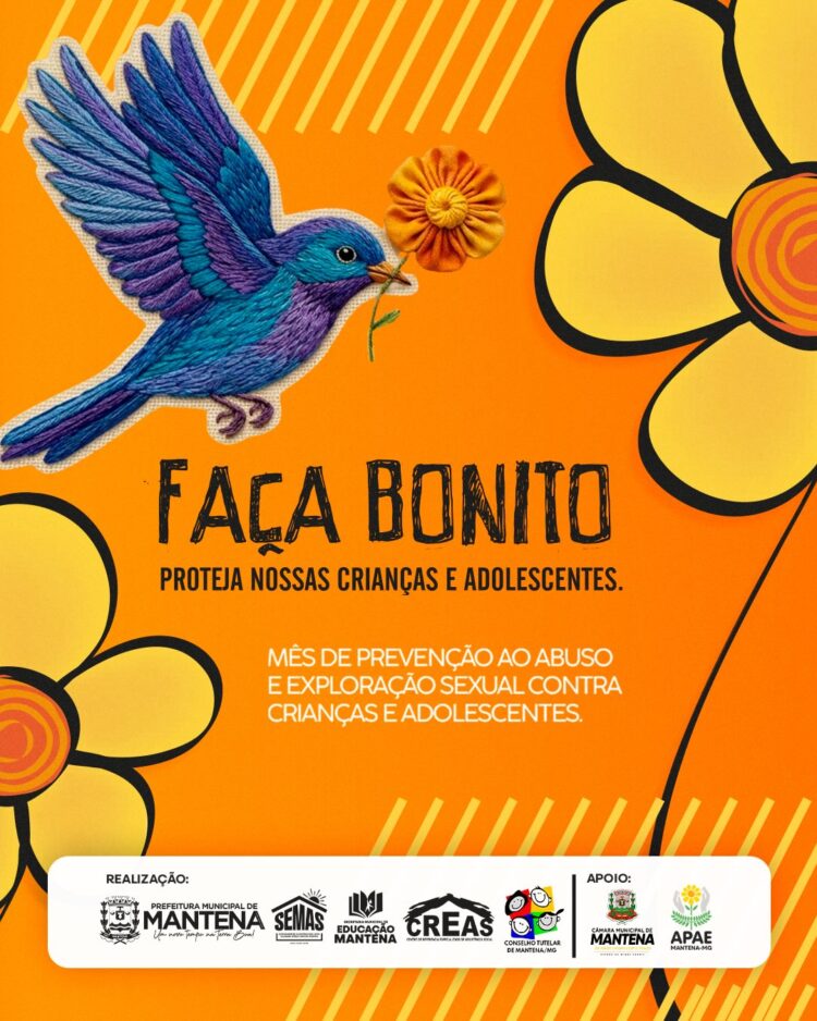 Assistência Social de Mantena Realiza Caminhada Maio Laranja nesta Segunda (18), às 08h00