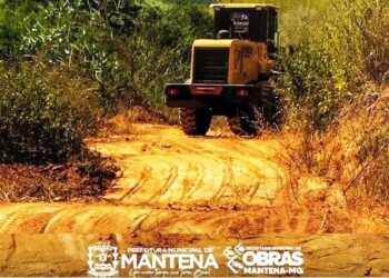 Prefeitura de Mantena avança com patrolamento na Zona Rural e beneficia Córrego Limeirinha