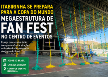 Itabirinha se prepara para a Copa do Mundo com megaestrutura de Fan Fest no Centro de Eventos