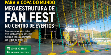 Itabirinha se prepara para a Copa do Mundo com megaestrutura de Fan Fest no Centro de Eventos
