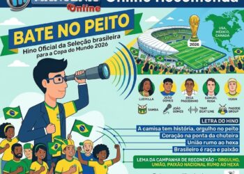 Mantena Online Recomenda: “Bate no Peito” o Hino Oficial da Seleção Brasileira para Copa do Mundo 2026 