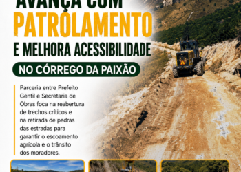 Prefeitura de Mantena Avança com Patrolamento e Melhora Acessibilidade no Córrego da Paixão